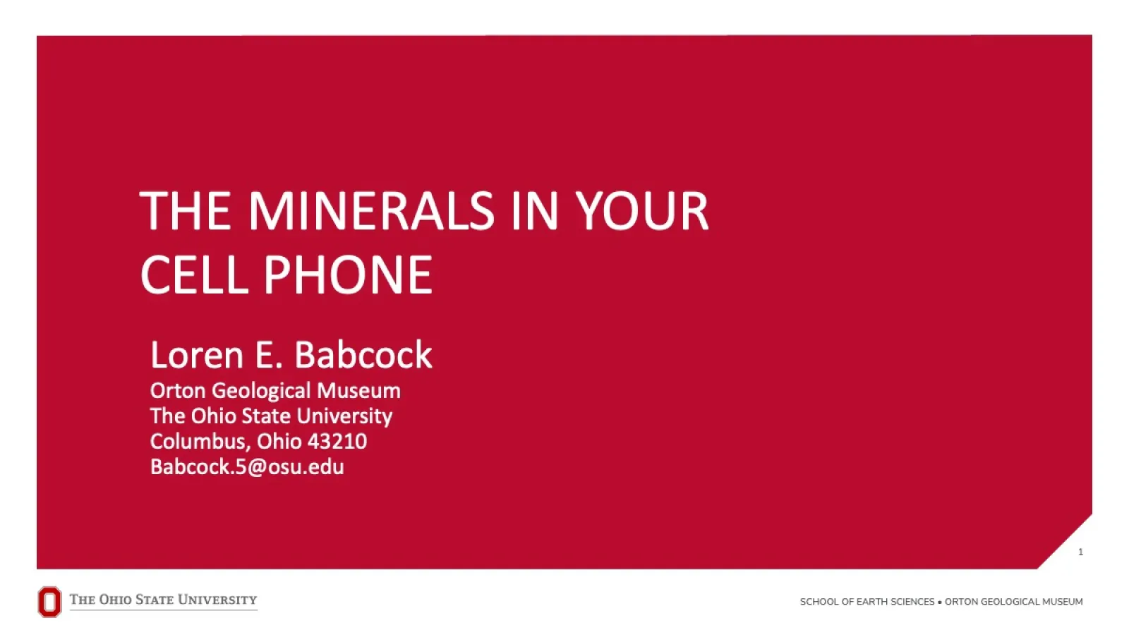 The Minerals in Your Cell Phone - title slide