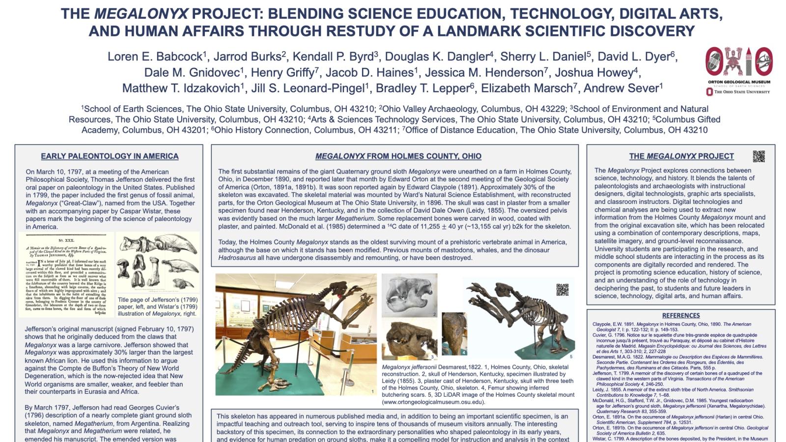 The Megalonyx Project poster 2023