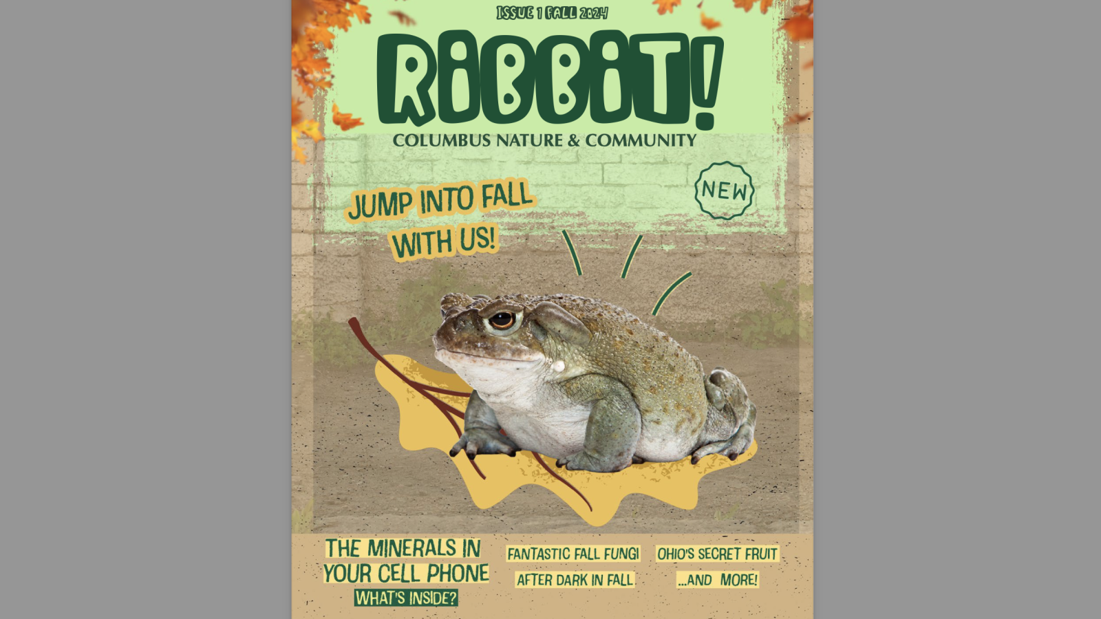 Ribbit Magazine cover Fall 2024