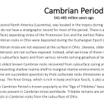 Ohio's Fossil Record - Cambrian text