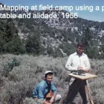 Students doing plane table mapping