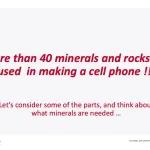 Elements and minerals used in making cell phones