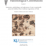 Cambrian trilobites from Utah Lagerstätten