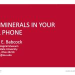 The Minerals in Your Cell Phone - title slide